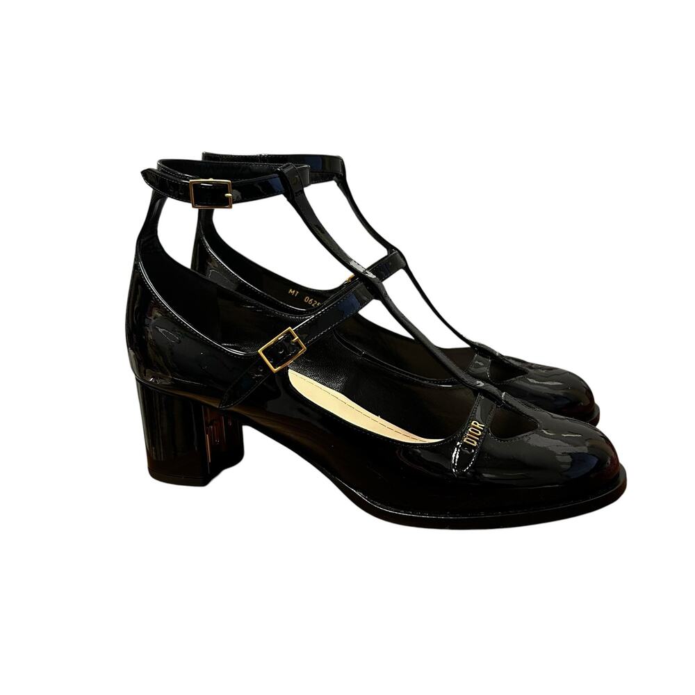 Christian Dior Dior Aime Dior Patent Leather Mary Jane Pumps Womens 39 / US 9 - Picture 2 of 11